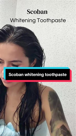 Scoban Whitening Toothpaste Review for Yellowish Teeth