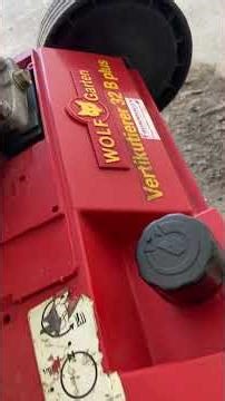 Vorstellung Vertikutierer Wolf UV 32 B Plus power rake dethatcher Kawasaki FA engine motor