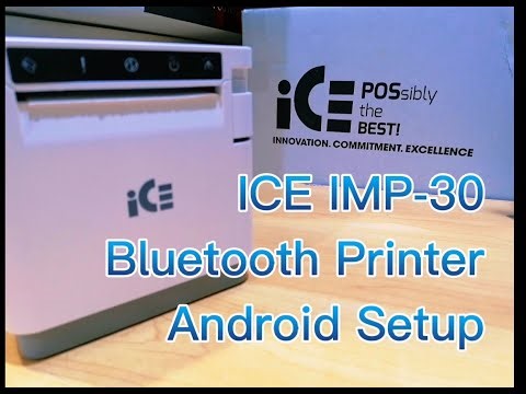 ICE PRINTER IMP-30 BLUETOOTH PRINTER ANDROID SETUP