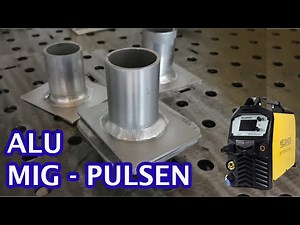 Alu schweißen mit Puls und Spezialeinstellung