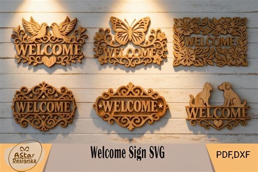 Welcome Sign SVG Laser Cut File, Farmhouse Decor (digital Download) - Etsy