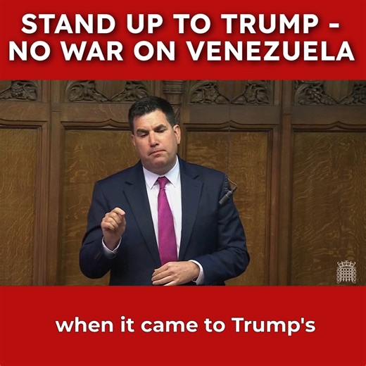 We must stand up to Donald Trump’s gangster politics. Instead, over Venezuela, the Prime Minister has again abandoned any pretence of defending international law in a shameful attempt to appease Trump. That weak approach to Trump will leave us all in a far more dangerous world. | Richard Burgon
