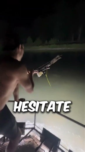 He Jumped Out the Boat for This 😳