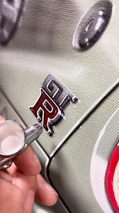 Switching gears a bit today 🏁 “R34 GT-R” Acrylics on 18”x24” Canvas 🖌️ @nissanusa #nissan #skyline #nissanskyline #nissanskylinegtr #nissanskyliner34 #skylinegtr #skyliner34 #r34 #r34skyline #r34gtr #jdm #gtr #godzilla #acrylic #painting #details #automotive art | Pinstripe Chris