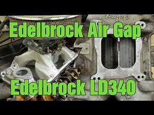 Edelbrock Air Gap RPM vs. LD340 size comparison #NoNameNationals #Edelbrock #dodgedart