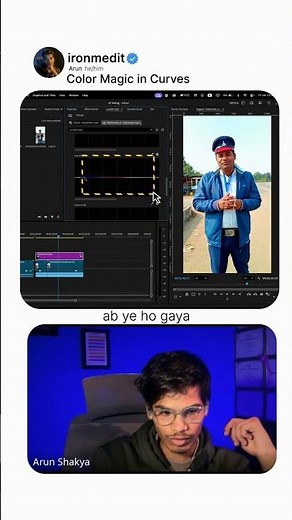 Hue vs Hue & Hue vs Luma Explained (Premiere Pro Color Trick) #editingtips #shorts