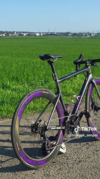 機材だけ、脚はクソ雑魚。 #ロードバイク #roadbike #ターマックsl6 #ロードバイク好きとつながりたい #08 #fyp #カーボンホイール #エスワークス