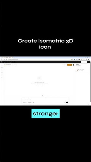 Create Isomatric 3D icon using AI 🪄Tool name : Isometricon🔗 https://www.isometricon.com