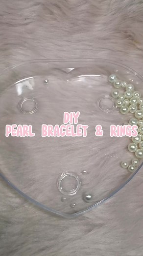 Make with me beaded pearl bracelets and rings. 💕 The method is easy and the materials are already on the yellow basket. Make for yourself too. Enjoy! 😍😊 #beadedjewelry #bead #diy #crafts #tiktokdiy #arts #jewelrymaking #beads #pearls #pearljewelry #beadmaking #jewelryideas #CapCut