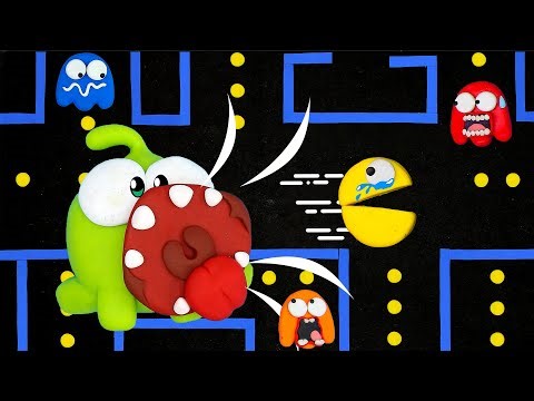 Pacman Stop Motion | Pacman & Om Nom vs Magic Spider 🕷️ Epic Battle