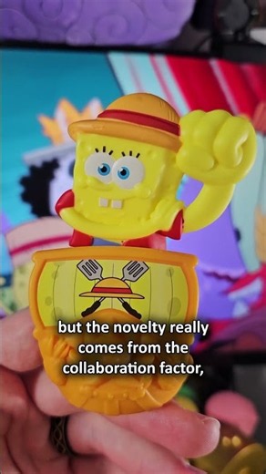 Opening the new One Piece x SpongeBob Happy Meal! #onepiece #mcdonalds #spongebob