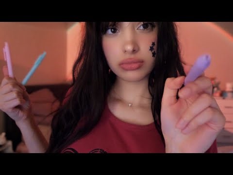 ASMR Drawing on Your Face Until You Fall Asleep