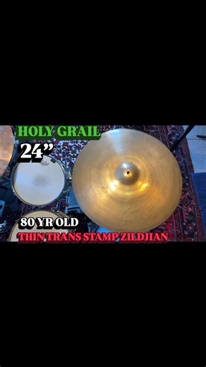 Hazelshould Drums and Cymbals on Instagram: "A HAPPY AND FESTIVE FRIDAY TO ALL! 🎊 This is is one of the rarest, most incredible Zildjians I’ve ever seen: an 80-year-old 1940s Vintage Zildjian Trans Stamp 24” Ride or 2-foot Crash. Not “Pre-Aged”. Just aged. This massive Hand Hammered 24” is from the first two decades of ZILDJIAN U.S.A. - literally just after they closed the Massachusetts confectionary and brought the art of cymbal-making to America. A piece of American business and musical instr