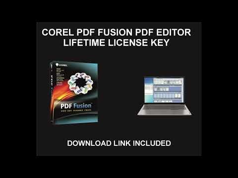 Corel PDF Fusion PDF Editor, License Key, Lifetime, For Sale