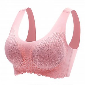 [Hot Item] Women Seamless Push up Bralette Sleeping Anti Bacterial Vest Top Bra with Thailand Latex Cup Underwear