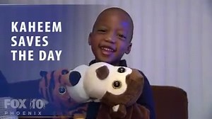 SUPER KAHEEM! 5-year-old Kaheem is battling leukemia and has always wanted to be a superhero -- and he got that chance when he partnered with Make-A-Wish to save Washington, D.C. from bad guys! | FOX 10 Phoenix
