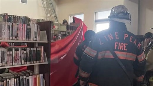 Mayor commends woman who reported Highland Library fire on New Year's Day
