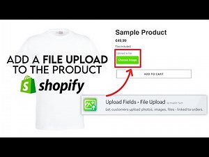 Add file upload field to shopify product page (Custom fields)