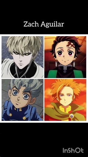 Same Voice actors (English) #anime #voiceactor #voiceartist #recommended #voiceacting