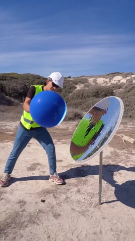 Solar Energy Experiment Burns Objects In Just One Minute