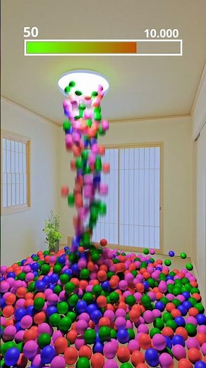 3 VZ 10 000 Balls 3d Simulation