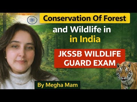 WILDLIFE RESOURCES || FOR JKSSB WILDLIFE GUARD EXAM || BY MEGHA MAM.