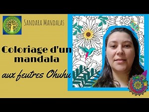 ✍️🖍️TUTO COMMENT COLORIER UN MANDALA Coloriage art thérapie anti stress adultes 🖍️✍️