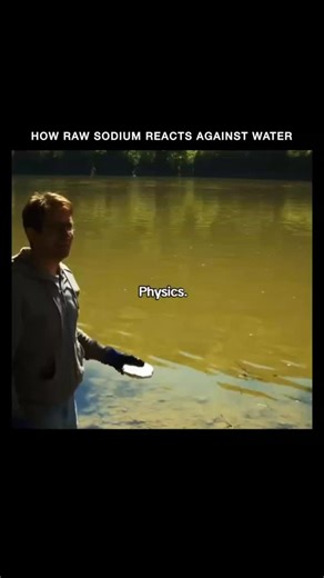 Explorify on Instagram: "🔥 How Raw Sodium Reacts with Water (Explained Simply) Raw sodium is a highly reactive alkali metal, and its reaction with water is one of the most dramatic examples in chemistry. ⚗️ What Happens Step by Step Instant Contact The moment sodium touches water, it floats (it’s less dense than water). It starts skating rapidly on the surface. Violent Chemical Reaction Sodium reacts with water to form sodium hydroxide (NaOH) and hydrogen gas (H₂). Reaction: 2Na + 2H₂O → 2NaOH