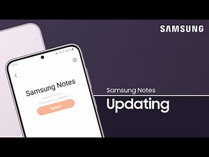 Update the Samsung Notes app | Samsung US