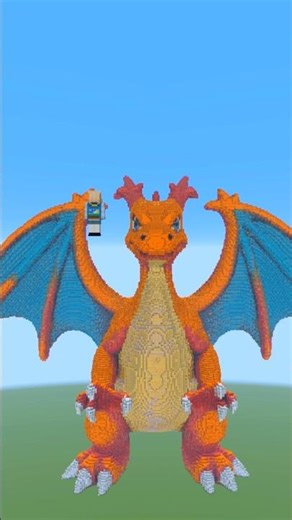 Charizard Build in Minecraft 🔥