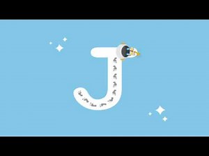 字母 J | The Letter J | 筆順動畫