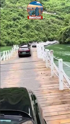 🌉 The Shiziguan Floating Bridge – China's Mesmerizing River Wonder! 🇨🇳 🔥