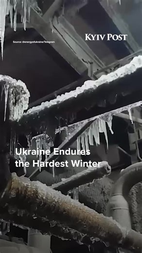 Kyiv Post on Instagram: "This is Ukraine’s hardest and coldest winter — one sustained by its people. By energy workers who operate without days off, day and night, in freezing temperatures. Around the clock, utility crews, emergency responders and technicians work tirelessly to provide Ukrainians with basic necessities — water, electricity and heat. Yet Russian strikes on critical infrastructure continue, pushing the system to its limits and making an already severe situation even more challengi