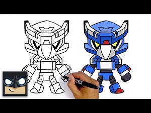 How To Draw Mecha Crow | Brawl Stars - Videos For Kids