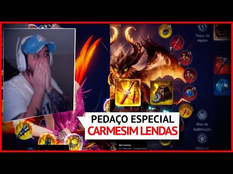 TioBattle PEGANDO PEDAÇO MISTICO ESPECIAL E CARMESIM LENDAS, TENTANDO TESOURO MITICO - MIR4