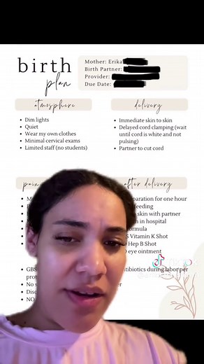 Natural Birth Plan Template: How to Create Your Birth Plan