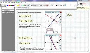 Solving Systems of Equations by Graphing