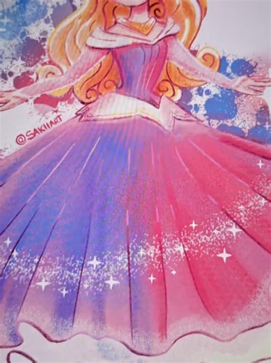 Disney Sleeping Beauty digital art tutorial Procreate