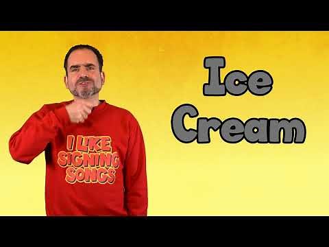 Sign ICE CREAM | ASL for ICE CREAM | ICE CREAM in Sign Language | Sign Language for ICE CREAM