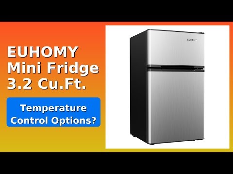 REVIEW (2025): EUHOMY Mini Fridge 3.2 Cu.Ft. Features.