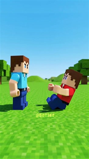 Minecraft Push Loop 😂 He Gets Up… Falls Again! Perfect Loop #Shorts #minecraft