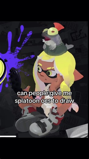 I NEED TO USE PROCREATE, i js got it but idk what to draw #splatoon #splatoon2 #PLS