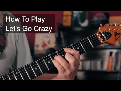 Prince - Let's Go Crazy Rhythm Guitar Tutorial