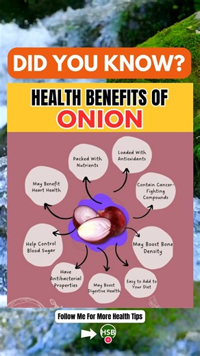Onions are a flavorful addition to many dishes and offer numerous health benefits. Here's a comprehensive look at how incorporating onions into your diet can boost your health. #DidYouKnow #onions #healthylifestyle #reelsviralシ #reelsviral | Health Spirit Body