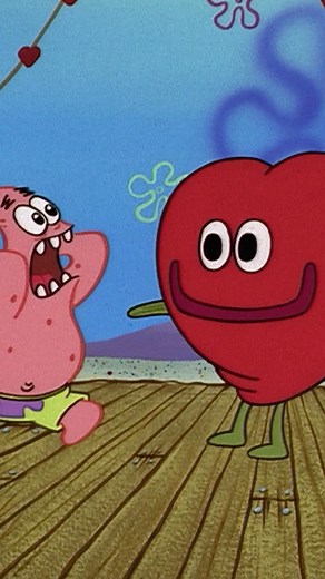 SpongeBob SquarePants on Instagram: "Valentine’s Day secret admirers lurking"