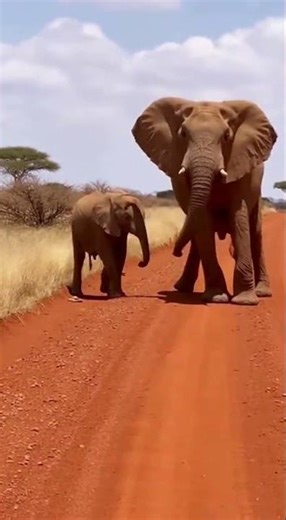 How Elephants Build a Living Defense Wall #shorts #wildlife #nature #realmoment