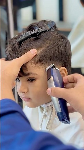 Kids Haircut Mullet New trending 2025 #haircut #hairstyle #baby #kids #mullet #kidssong #babyhair