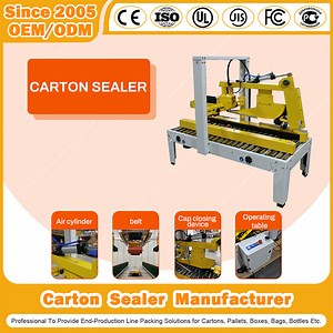 [Hot Item] Carton Sealer Manufacturer Automatic Case Sealing Machine Box Taper Carton Sealer with Hot Melt Glue for Dairy/Convenience Food/Cookie
