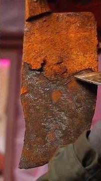 Rust Remover Magic 😱 Old Metal Like New Again #rustremoval