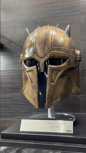 The EFX Collectibles Armorer Helmet from Season 1 of The Mandalorian!